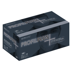 Mundschutz ProfilPlus - High Quality schwarz - 50er Pack